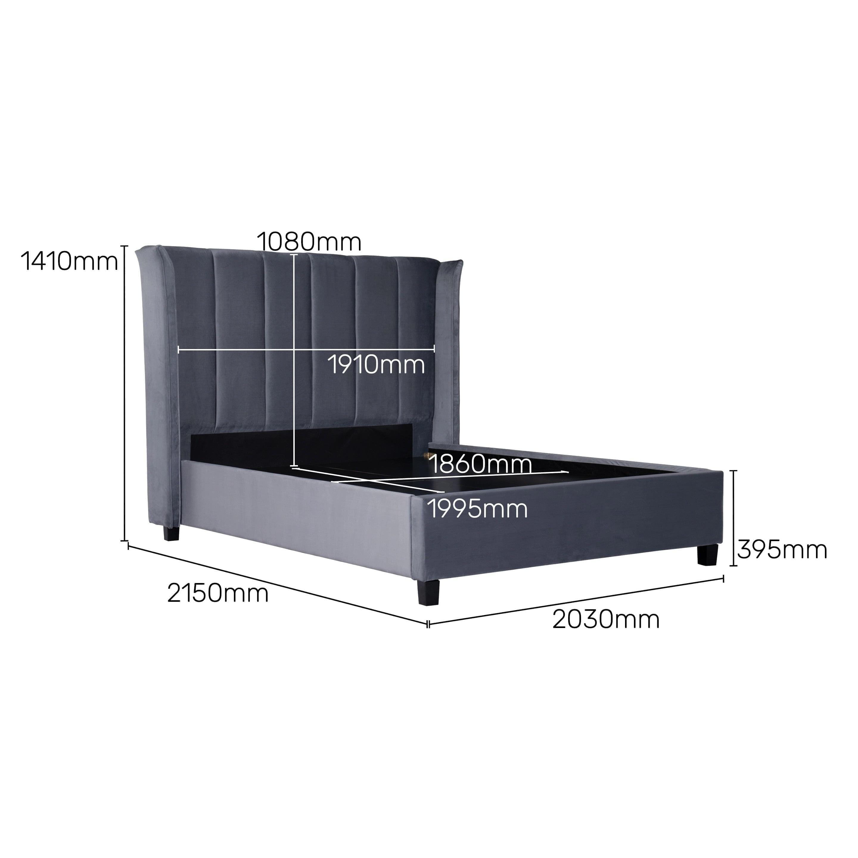 Dew Upholstered Queen Bed Plush Comfort eTerior Bangalore