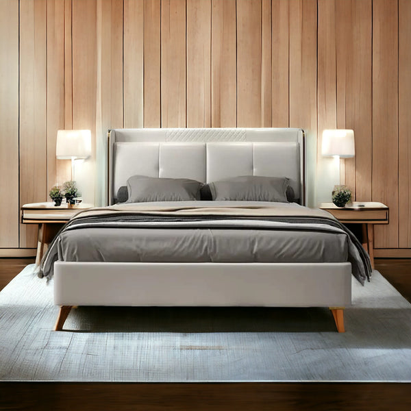 Lumy Upholstered storage bed