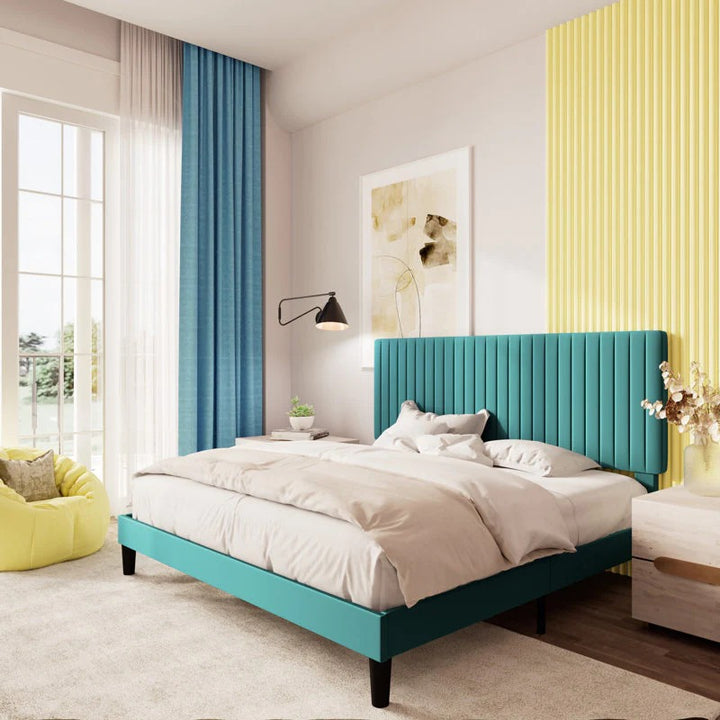 Tufted Upholstered Queen Bed – eTerior