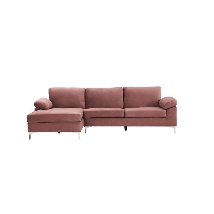 Davide L Shape Sofa copper