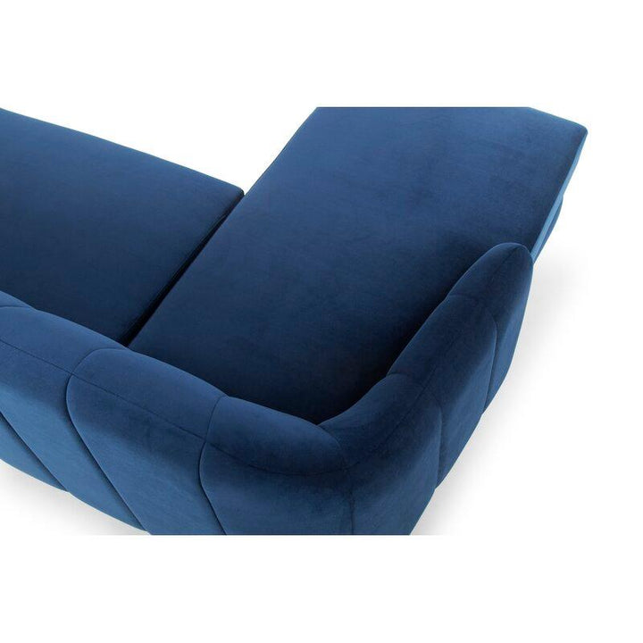 Michiko L Shape Sofa Denim Blue