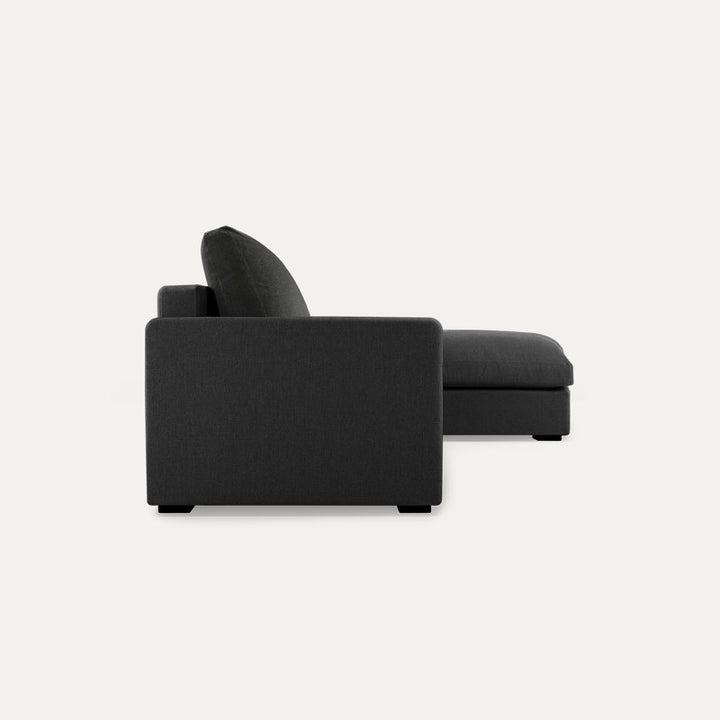 Kanon L Shape Sofa Black