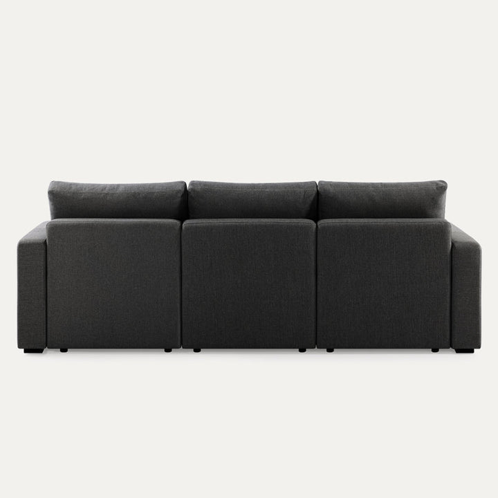 Kanon L Shape Sofa Black