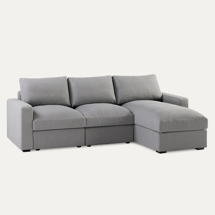 Kanon L Shape Sofa Grey