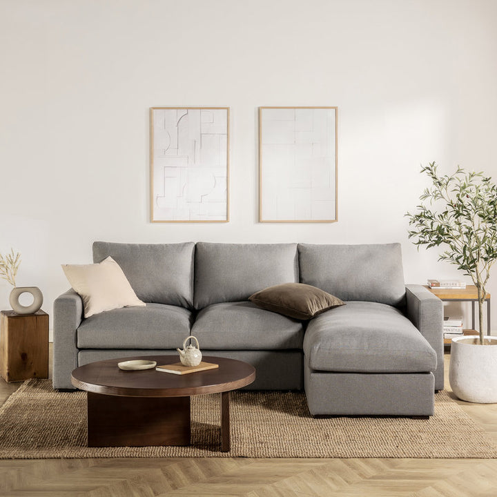 Kanon L Shape Sofa Grey