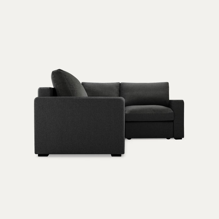 Kokoro L Shape Sofa Black