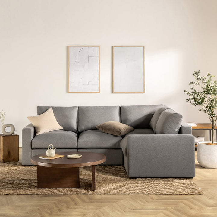 Kokoro L Shape Sofa Grey