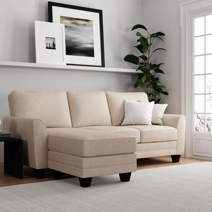 Lucy L Shape Sofa cream